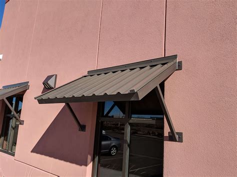 fabric awning for metal building|heavy duty metal awnings.